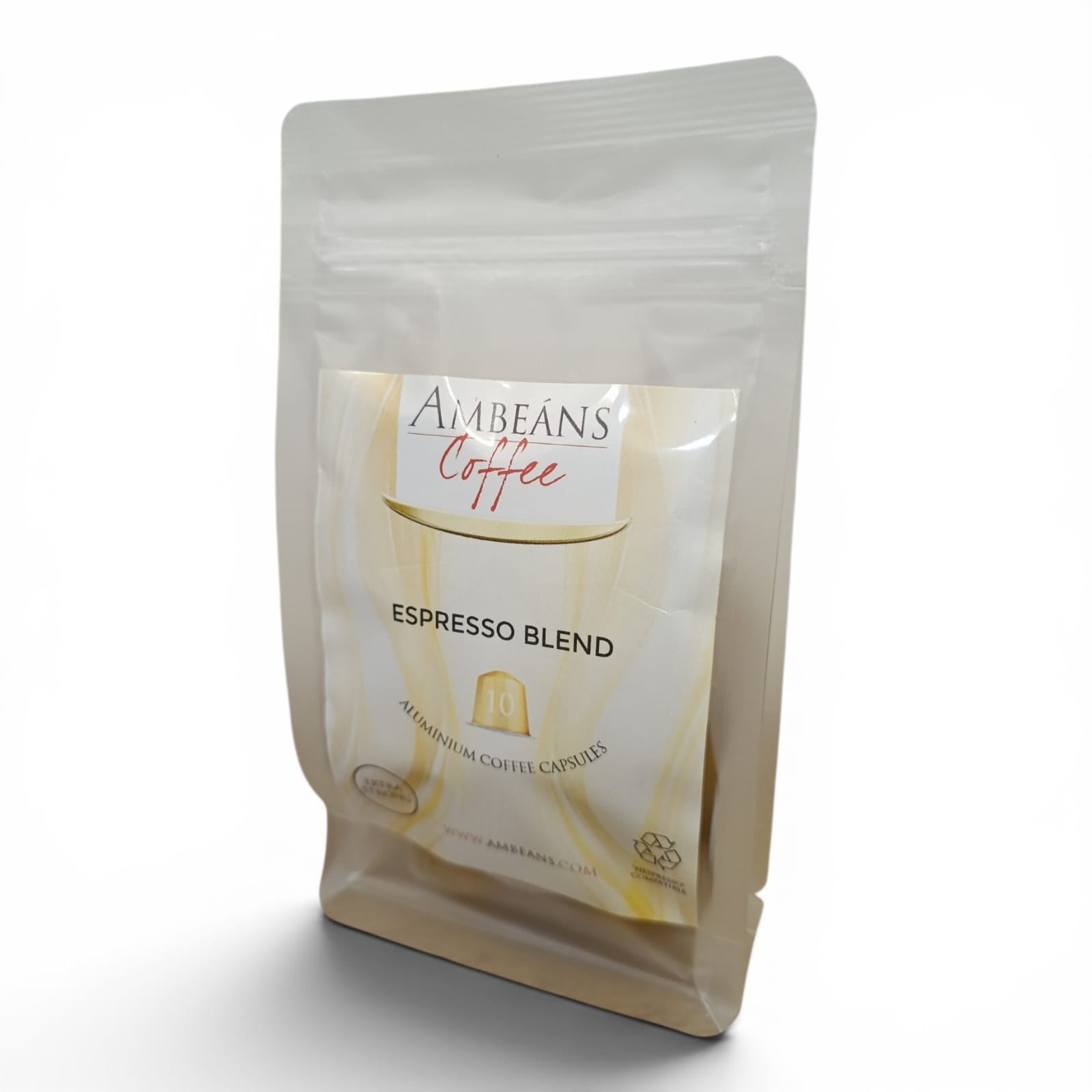 AMBEANS Espresso Blend Aluminium Capsules - Nespresso Compatible