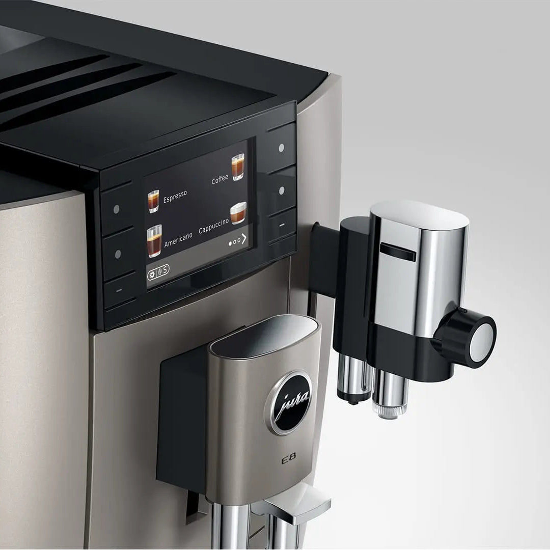 Jura E8 Midnight Silver