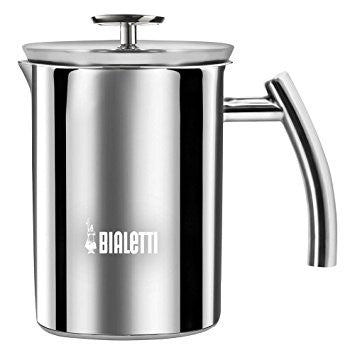 Bialetti Milk Frother Stainless Steel 6 Cup 330ml