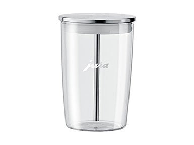 Jura glass milk container